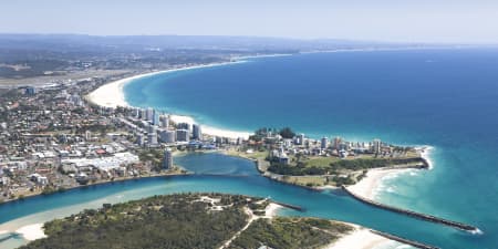 Aerial Image of AERIAL PHOTO COOLANGATTA