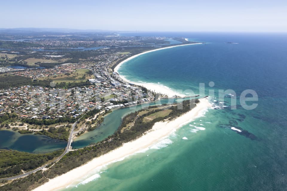 Aerial Image of Aerial Photo Kingscliff NSW