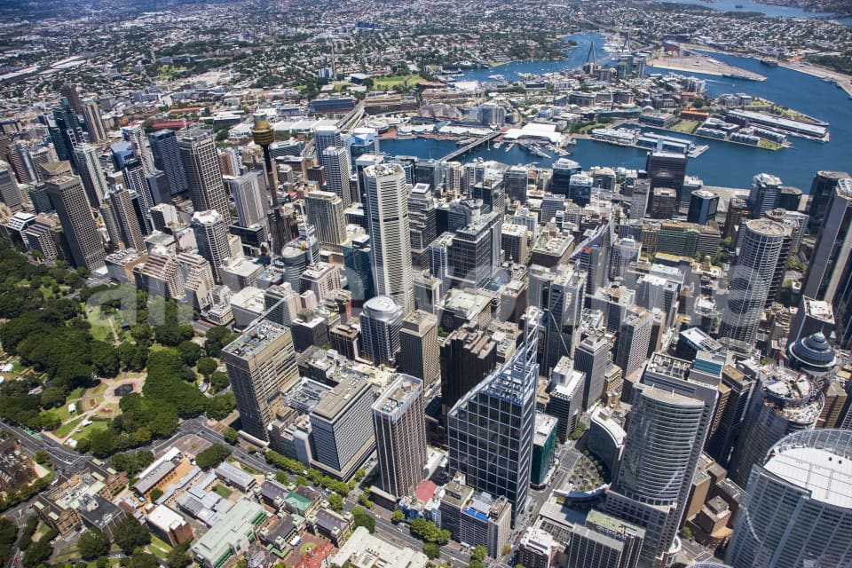 Aerial Image of Martin Place