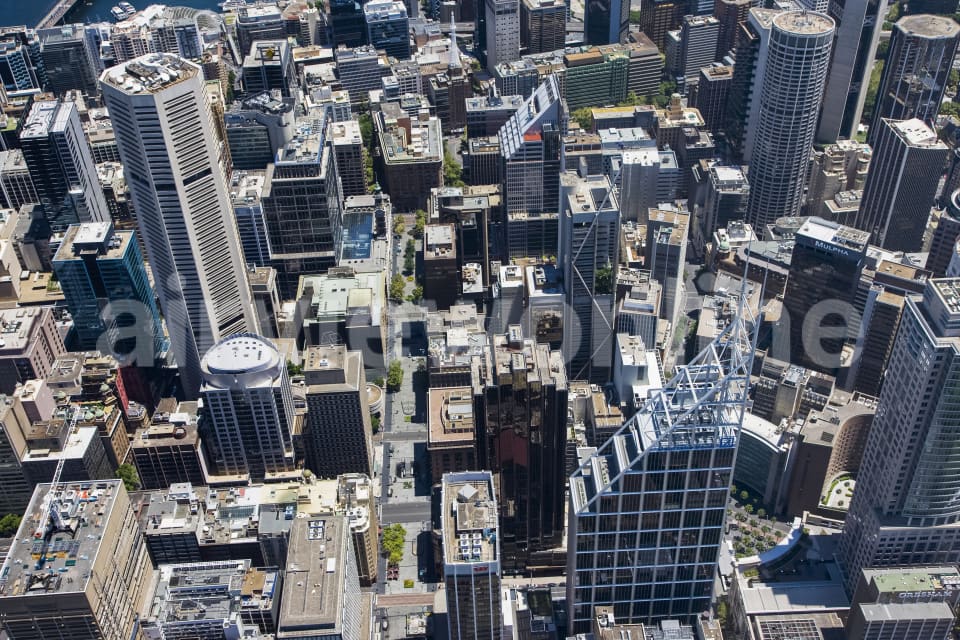 Aerial Image of Martin Place
