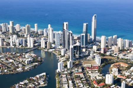 Aerial Image of AERIAL PHOTO SURFERS PARADISE