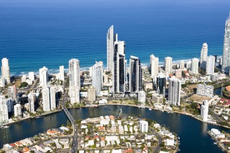 Aerial Image of AERIAL PHOTO SURFERS PARADISE