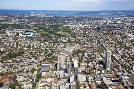 Aerial Image of KINGS CROSS