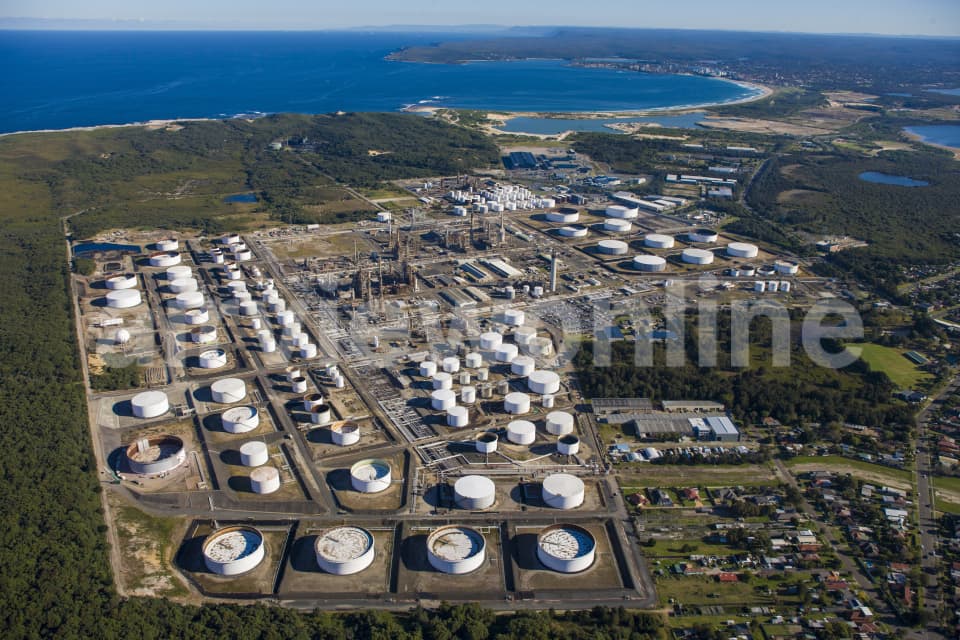 Aerial Image of Kurnell Oil Refinery