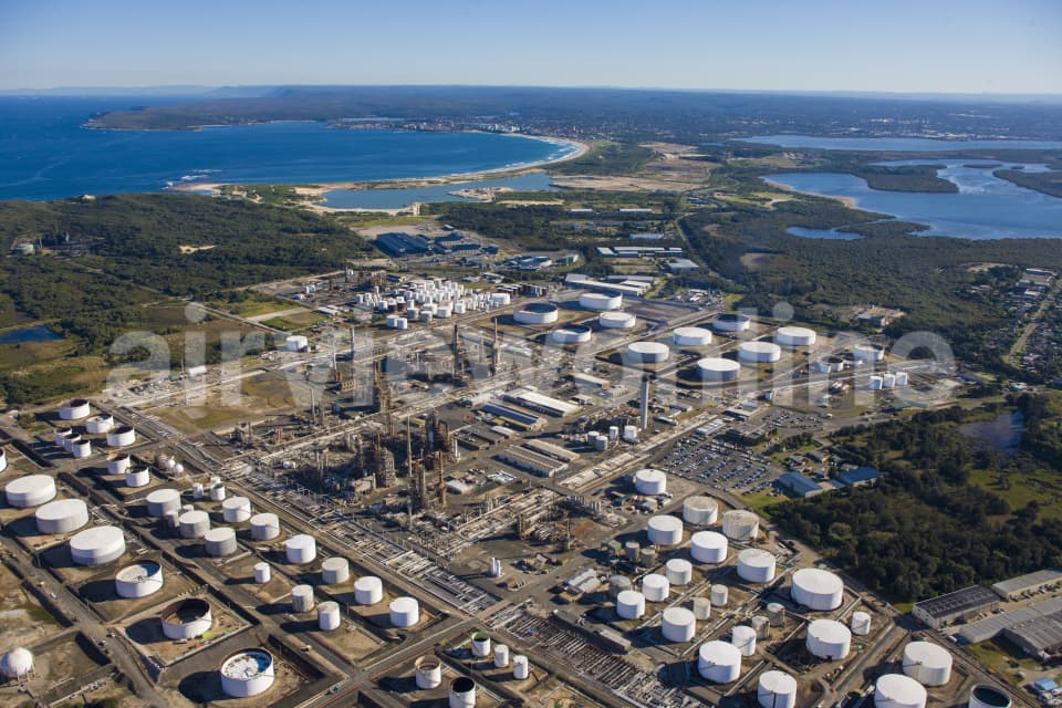 Aerial Image of Kurnell Oil Refinery