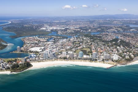 Aerial Image of AERIAL PHOTO COOLANGATTA