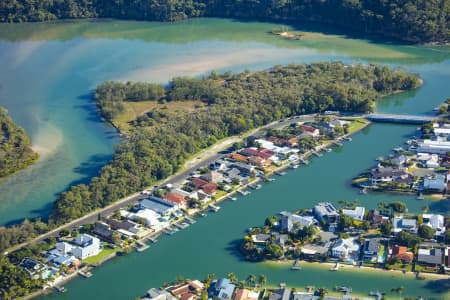 Aerial Image of PALM BEACH QUEENSLAND