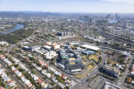 Aerial Image of AERIAL PHOTO WOOLLOONGABBA