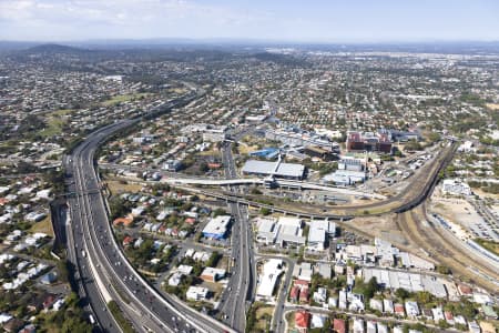 Aerial Image of AERIAL PHOTO WOOLLOONGABBA