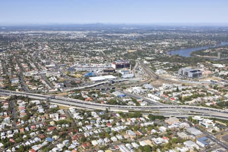Aerial Image of AERIAL PHOTO WOOLLOONGABBA