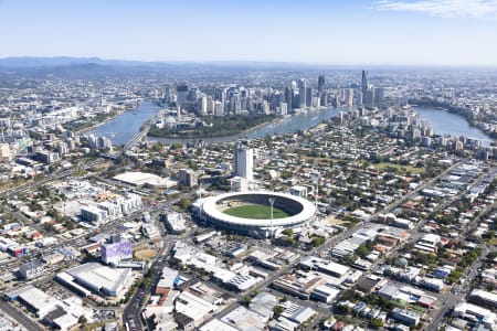 Aerial Image of AERIAL PHOTO WOOLLOONGABBA