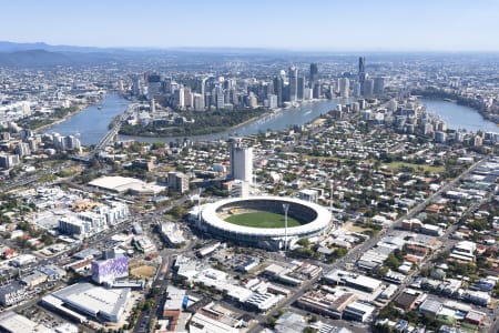 Aerial Image of AERIAL PHOTO WOOLLOONGABBA