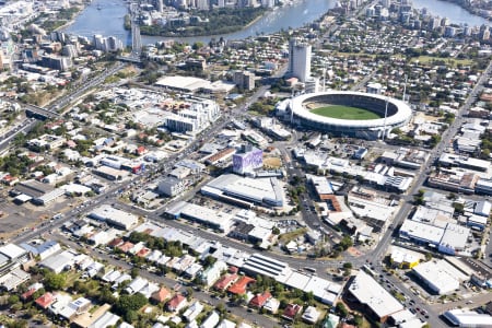 Aerial Image of AERIAL PHOTO WOOLLOONGABBA