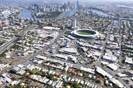 Aerial Image of AERIAL PHOTO WOOLLOONGABBA