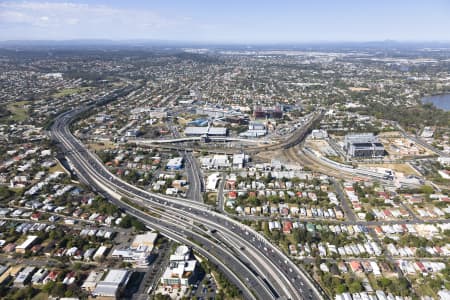 Aerial Image of AERIAL PHOTO WOOLLOONGABBA