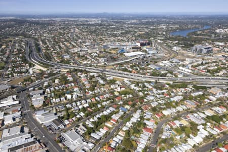 Aerial Image of AERIAL PHOTO WOOLLOONGABBA