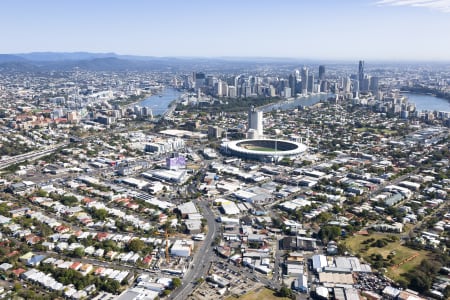 Aerial Image of AERIAL PHOTO WOOLLOONGABBA