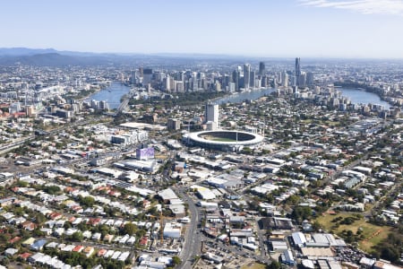 Aerial Image of AERIAL PHOTO WOOLLOONGABBA