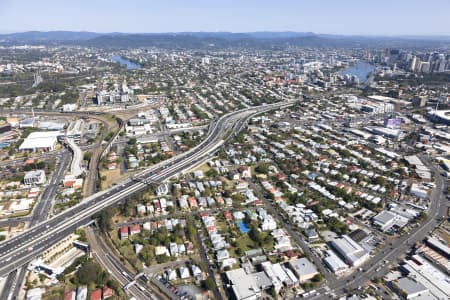 Aerial Image of AERIAL PHOTO WOOLLOONGABBA