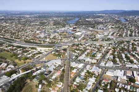 Aerial Image of AERIAL PHOTO WOOLLOONGABBA