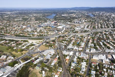 Aerial Image of AERIAL PHOTO WOOLLOONGABBA