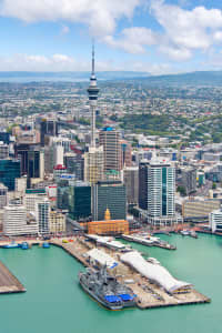 Aerial Image of AUCKLAND CBD LOOKING WEST