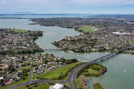 Aerial Image of MT WELLINGTON LOOKING NORTH EAST TO HOWICK