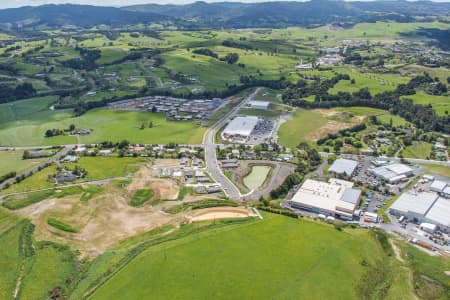 Aerial Image of WARKWORTH INDUSTIAL AREA LOOKING NORTH