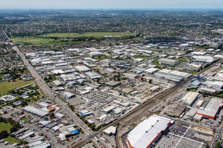 Aerial Image of HORNBY LOOKING NORTH EAST TO AVONHEAD