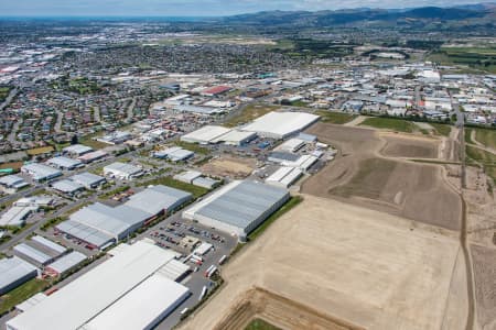 Aerial Image of HORNBY SOUTH LOOKING SOUTH EAST TO HALSWELL