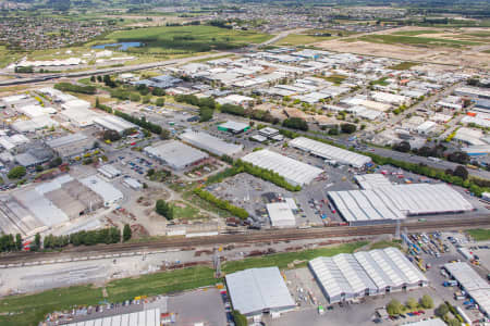 Aerial Image of UPPER RICCARTON LOOKING SOUTH TO WIGRAM