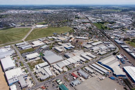 Aerial Image of WIGRAM LOOKING WEST TO HORNBY