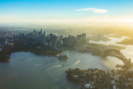 Aerial Image of SYDNEY DUSK