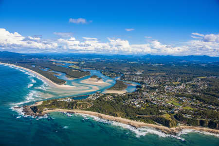 Aerial Image of NAMBUCCA HEADS