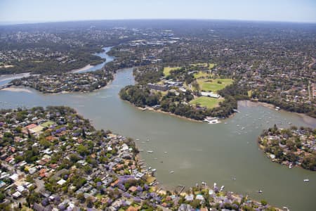 Aerial Image of HUNTERS HILL