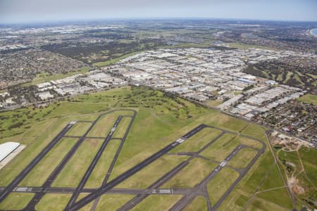 Aerial Image of MOORABBIN AIRPORT RUNWAYS