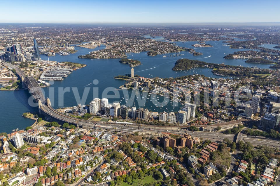 Aerial Image of Milsons Point