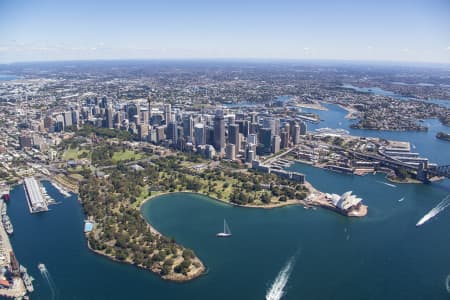 Aerial Image of SYDNEY CBD LOOKING SOUTH WEST