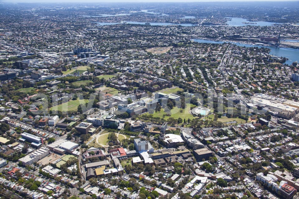 Aerial Image of Sydney University