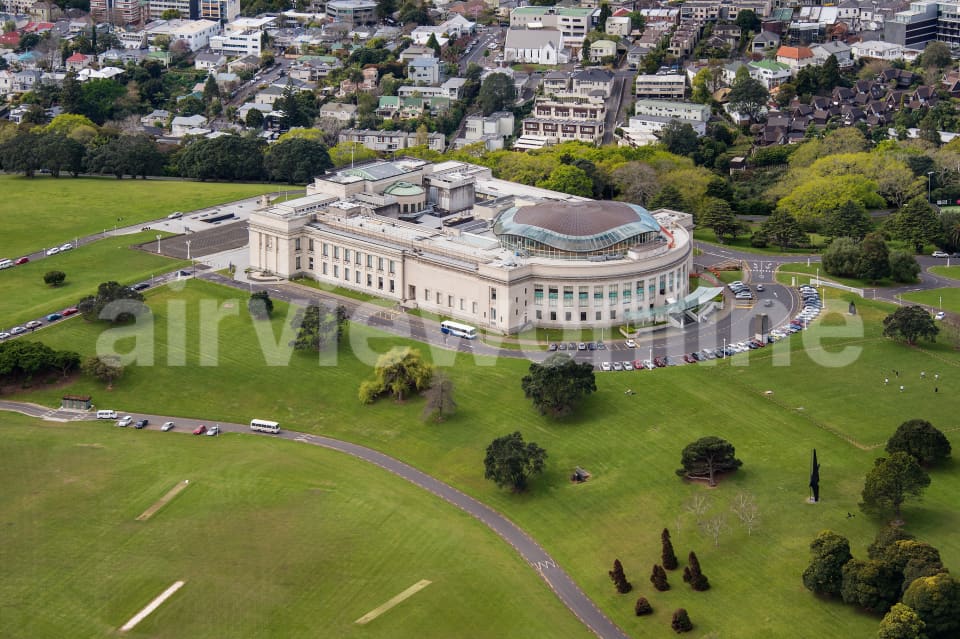 Aerial Image of Close Up View Of Auckland War Memorial Museum