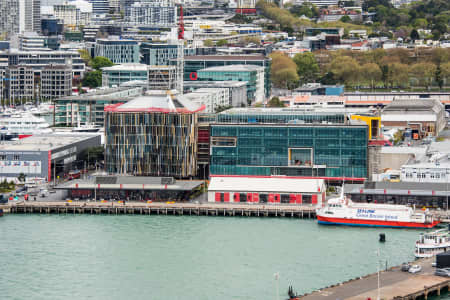 Aerial Image of WYNYARD QUARTER CLOSE UP VIEW OVER NORTH WHARF