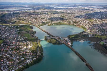 Aerial Image of ORAKEI LOOKING SOUTH OVER REMUERA