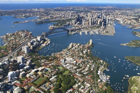 Aerial Image of MCMAHONS POINT