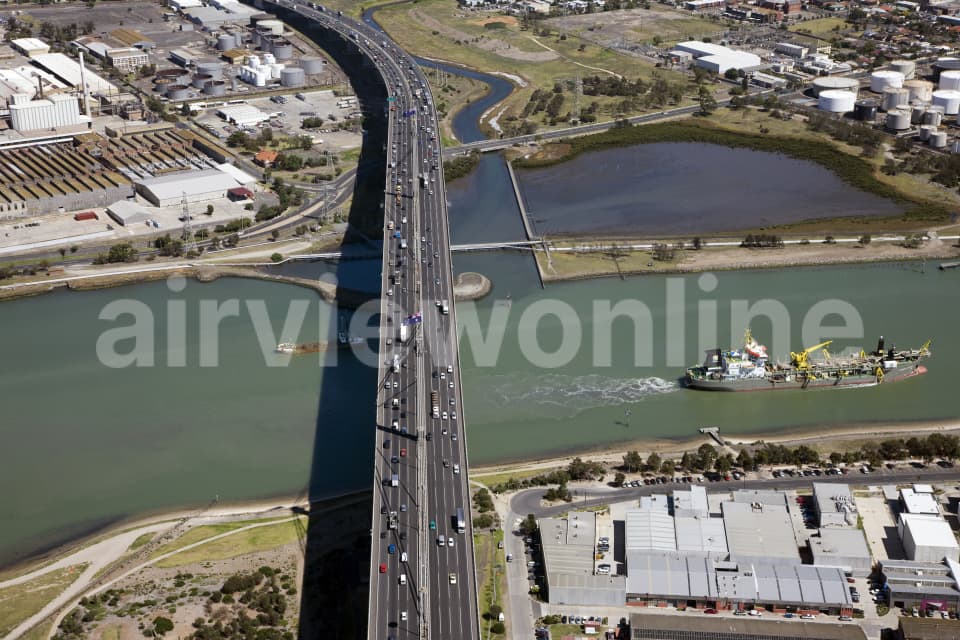 Aerial Image of Westgate Bridge