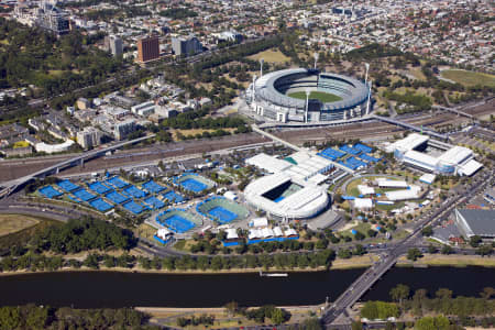 Aerial Image of ROD LAVER ARENA