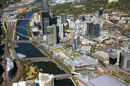 Aerial Image of SOUTHBANK MELBOURNE