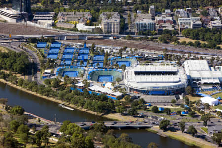 Aerial Image of ROD LAVER ARENA