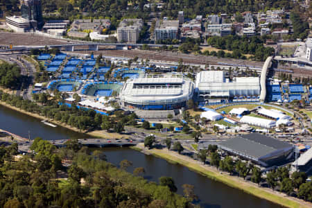 Aerial Image of ROD LAVER ARENA