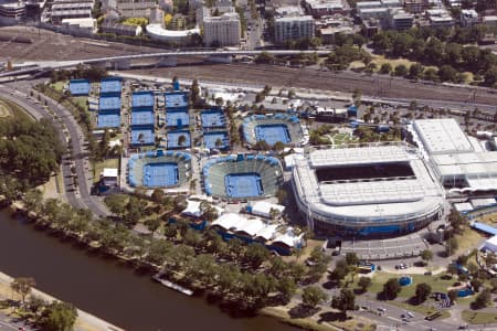 Aerial Image of ROD LAVER ARENA