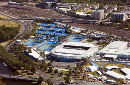 Aerial Image of ROD LAVER ARENA